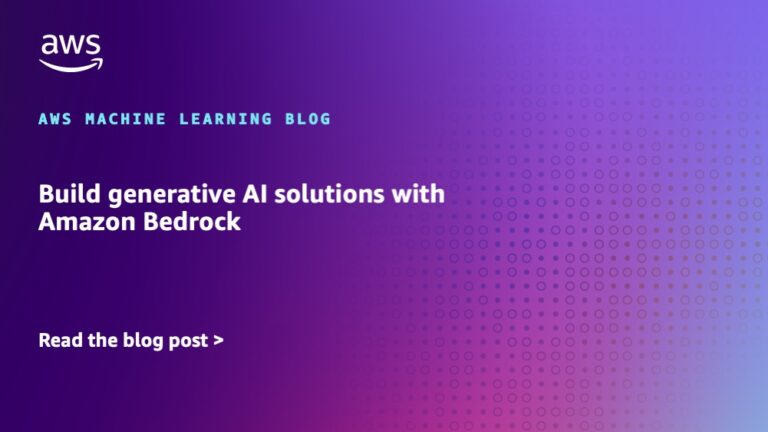 Amazon Bedrock: Your Generative AI Solution