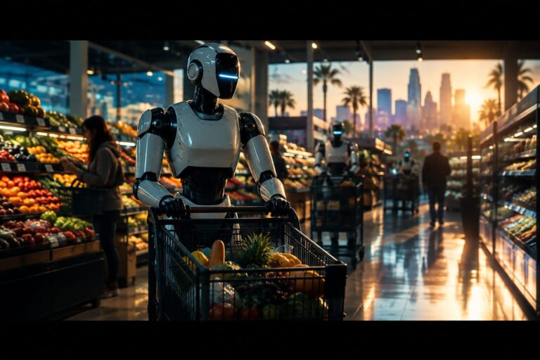 AI Robots Are Now Rolling Through L.A. Grocery Stores. Here’s What You Should Know